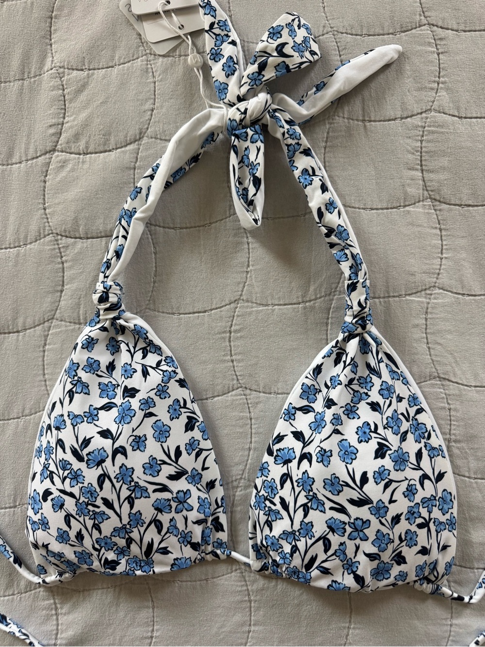 NWT Monday Swimwear Paper Floral Tulum Bikini Top